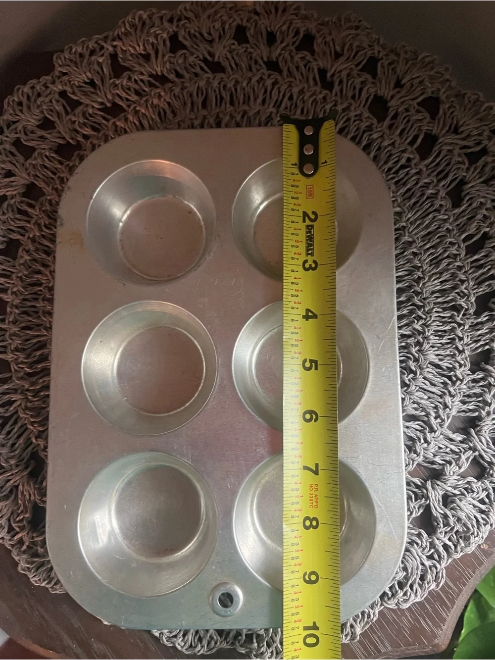 Vintage Mirro Aluminum mini and regular Muffin and Cupcake Pan Set 2